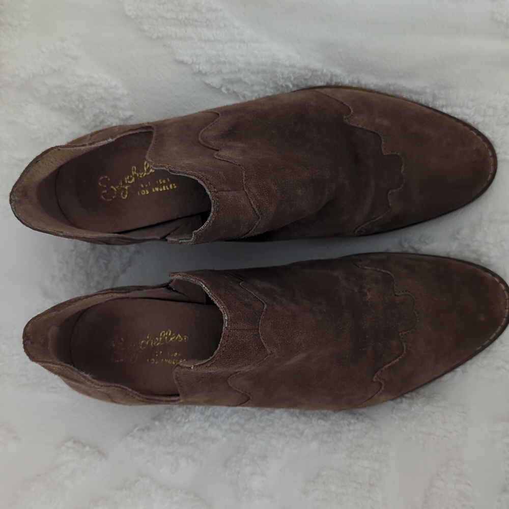 Seychelles Tan Suede Reservoir Boots Size 8.5